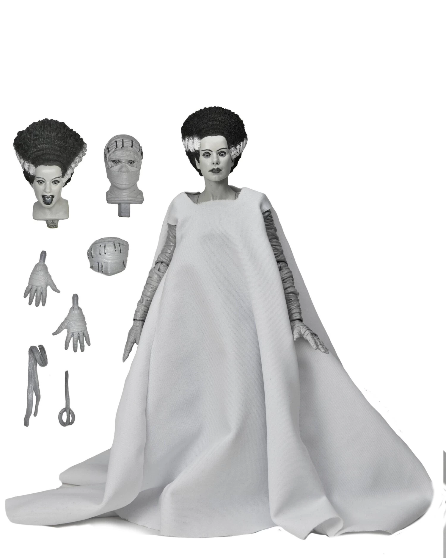 NECA Universal Monsters Ultimate 7 Inch Scale Action Figure - Bride Of Frankenstein (Black And White) 1 NECA Universal Monsters Ultimate 7 Inch Scale Action Figure - Bride Of Frankenstein (Black And White)
