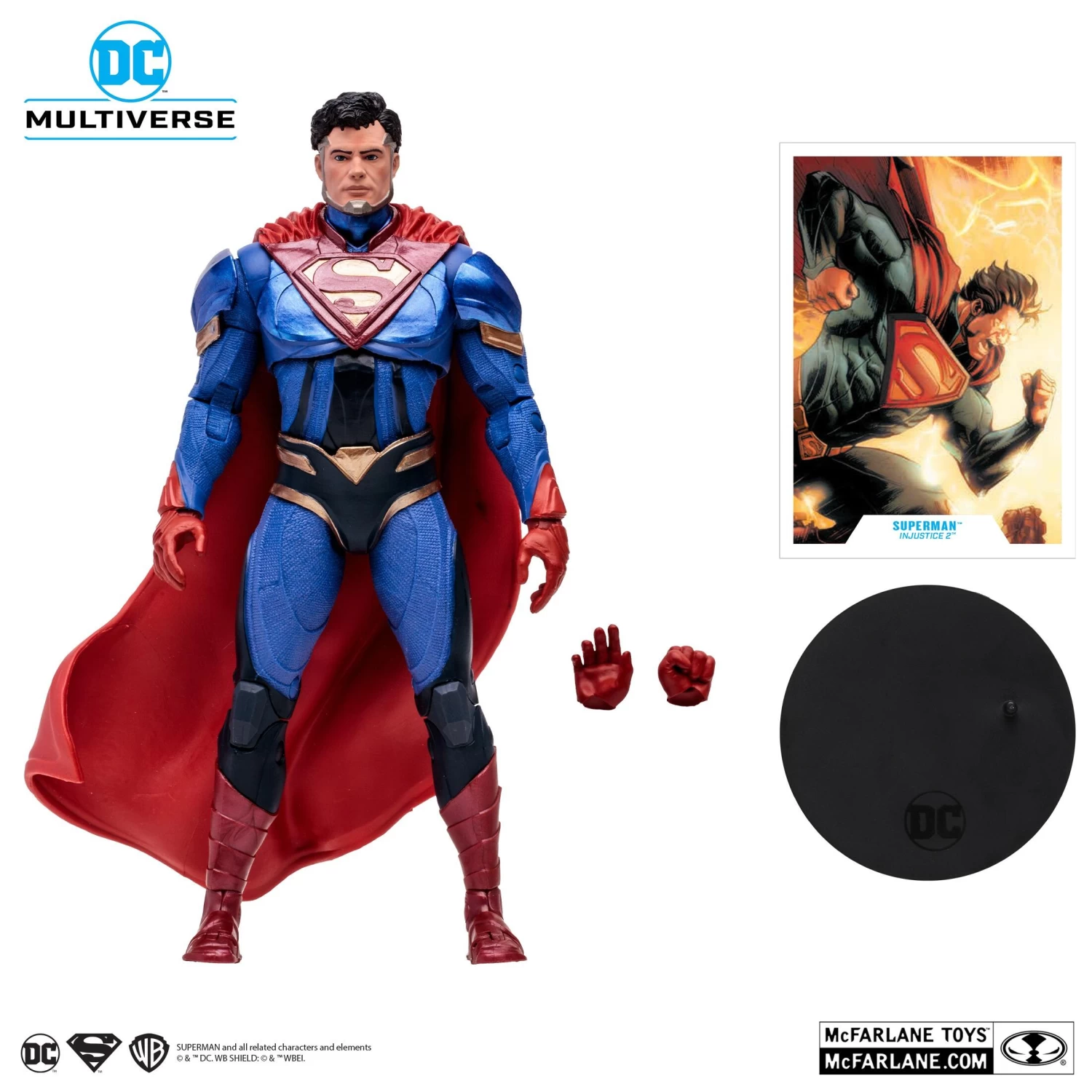 McFarlane DC Gaming 7 Inch Action Figure Wave 10 - Superman (Injustice 2) 3 McFarlane DC Gaming 7 Inch Action Figure Wave 10 - Superman (Injustice 2) - Image 3
