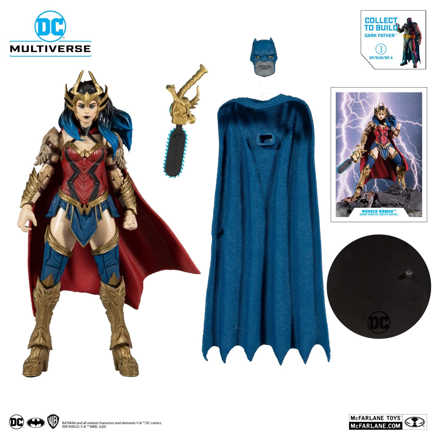 McFarlane DC Collector Wave 4 Action Figure - Death Metal Wonder Woman 2 McFarlane DC Collector Wave 4 Action Figure - Death Metal Wonder Woman - Image 2