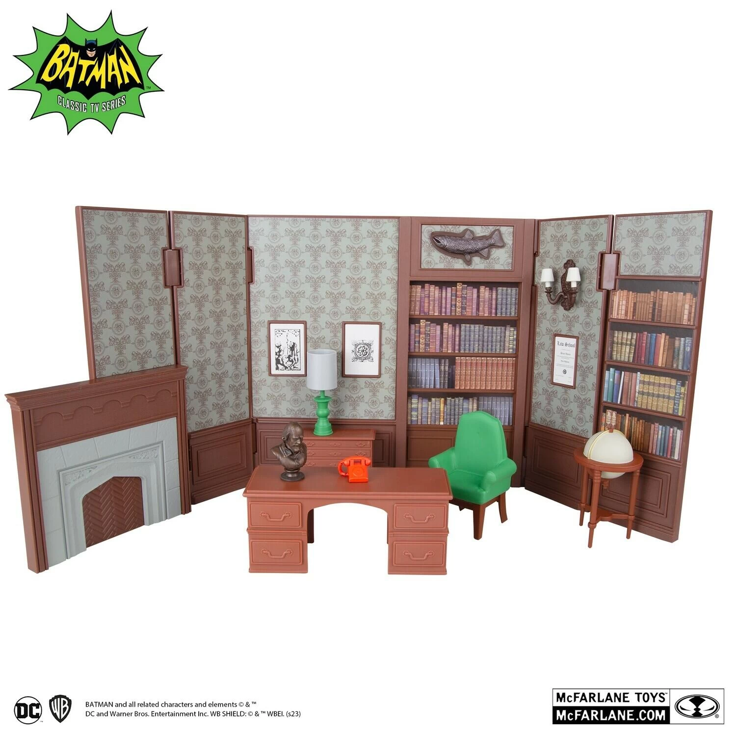 *PRE-ORDER McFarlane DC Retro Batman 66 Playset - Wayne Manor Library 1 *PRE-ORDER McFarlane DC Retro Batman 66 Playset - Wayne Manor Library