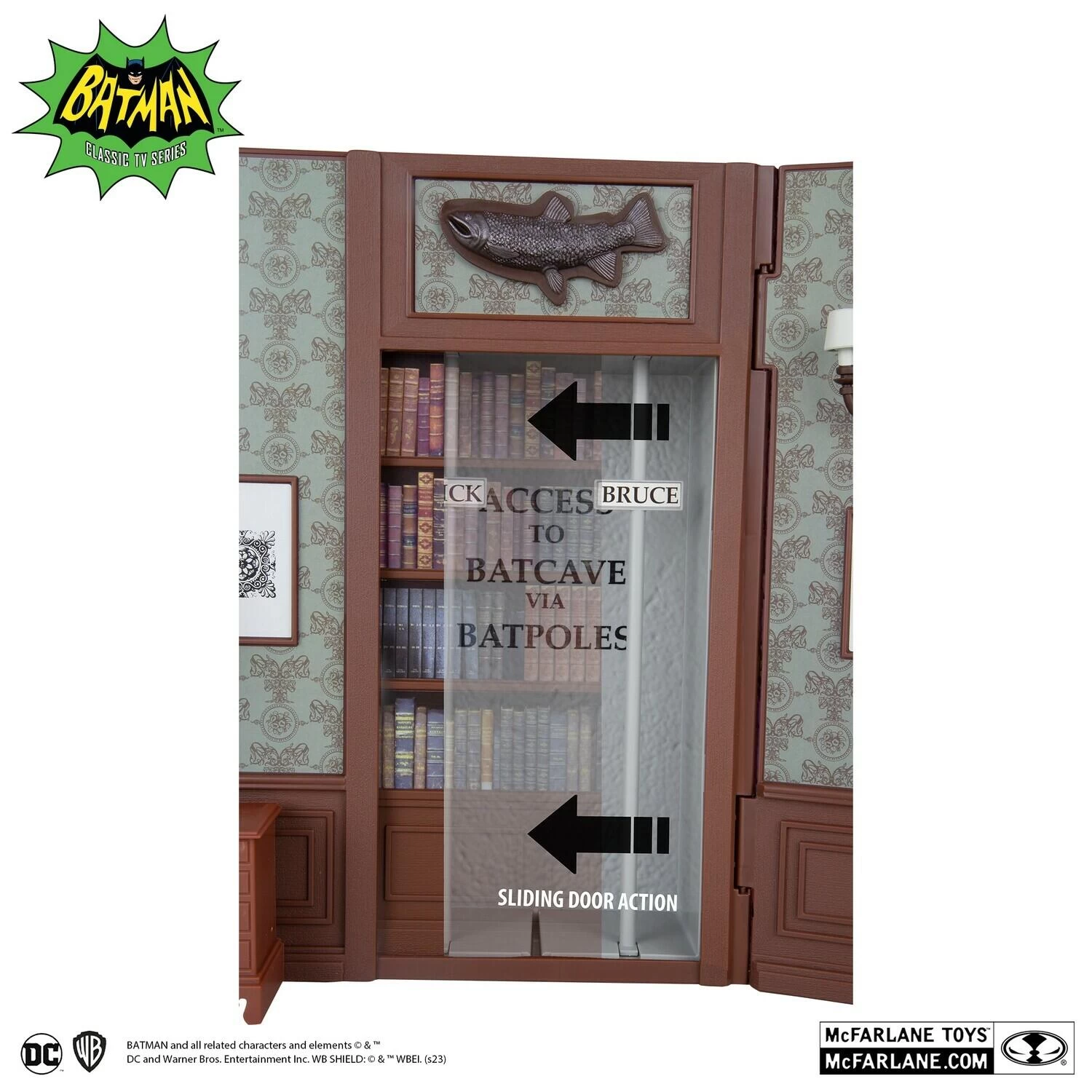 *PRE-ORDER McFarlane DC Retro Batman 66 Playset - Wayne Manor Library 4 *PRE-ORDER McFarlane DC Retro Batman 66 Playset - Wayne Manor Library - Image 4