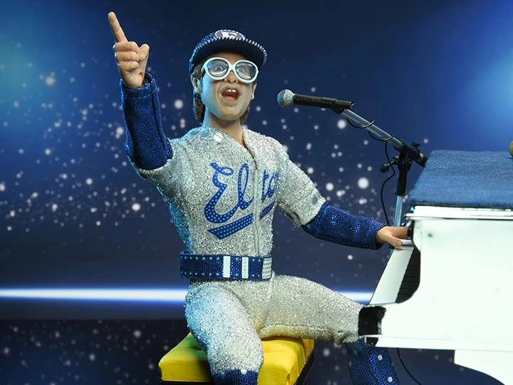 NECA Ultimate 8 Inch Scale Action Figure - Elton John With Piano (Live 1975) 2 NECA Ultimate 8 Inch Scale Action Figure - Elton John With Piano (Live 1975) - Image 2