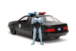 Jada Toys Robocop - OCP Ford Taurus With Robocop Figure Hollywood Rides 1:24 Scale Die Cast Vehicle -Toy Promotion Store 61pgka cpml