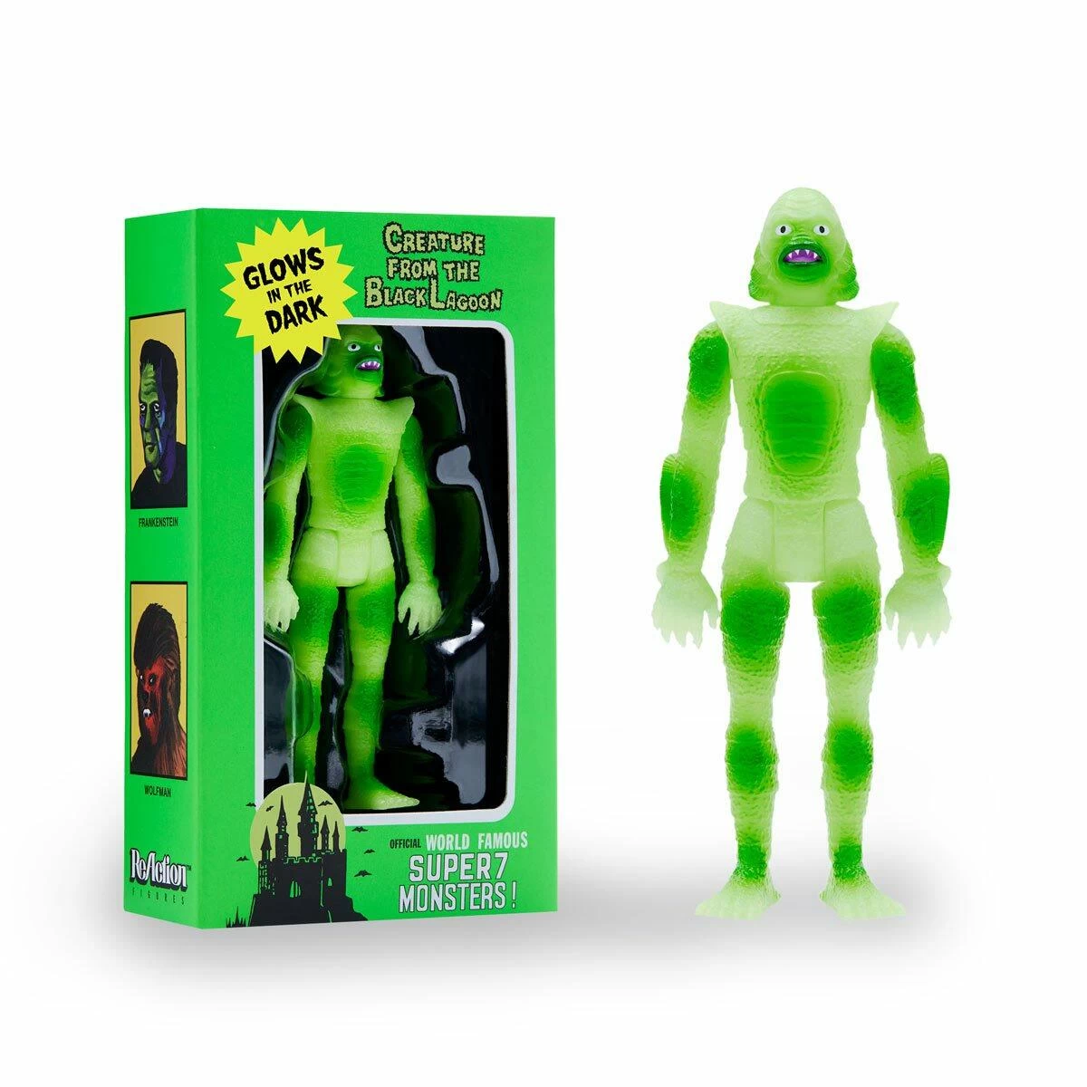 SUPER7 Universal Monsters ReAction Action Figure - Super She Creature From The Black Lagoon (GITD) 1 SUPER7 Universal Monsters ReAction Action Figure - Super She Creature From The Black Lagoon (GITD)