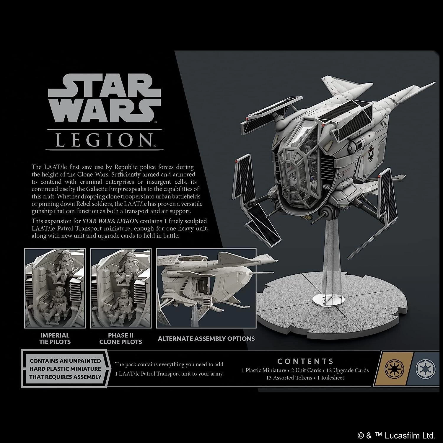 Atomic Mass Games Star Wars: Legion LAAT/IE Patrol Transport Unit Expansion 2 Atomic Mass Games Star Wars: Legion LAAT/IE Patrol Transport Unit Expansion - Image 2