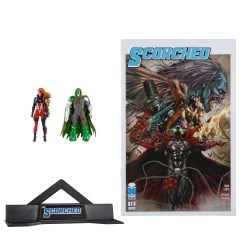 McFarlane *PRE-ORDER Spawn 3inch Action Figure W/ Comic 2-pack Wave 2 - She-Spawn & Curse (Scorched #12) -Toy Promotion Store 90411 09 nl