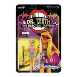 SUPER7 The Muppets Electric Mayhem Band Reaction Action Figure - Janice
