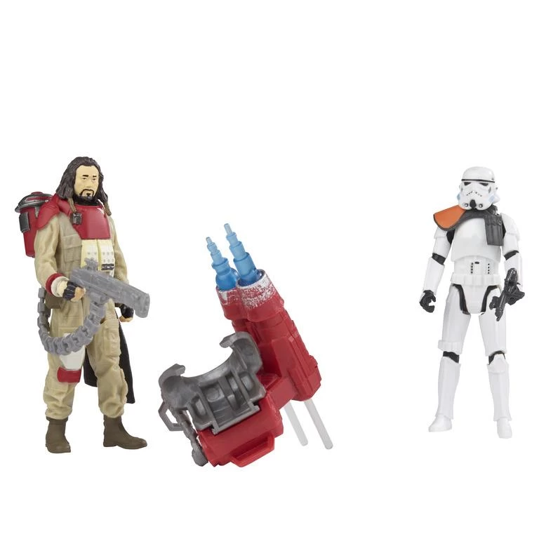 Hasbro Star Wars Rogue One 3.75 Inch Action Figure 2 Pack: Baze Malbus And Imperial Stormtrooper 2 Hasbro Star Wars Rogue One 3.75 Inch Action Figure 2 Pack: Baze Malbus And Imperial Stormtrooper - Image 2