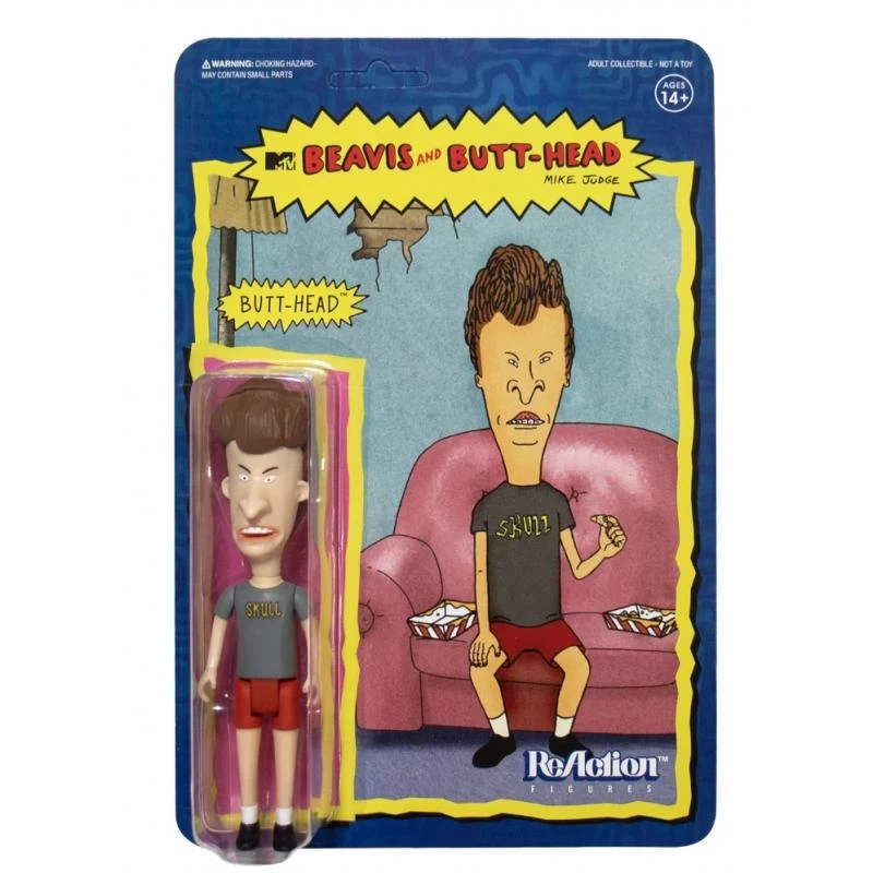 SUPER7 Beavis And Butt-Head Reaction Action Figure - Butt-Head 1 SUPER7 Beavis And Butt-Head Reaction Action Figure - Butt-Head