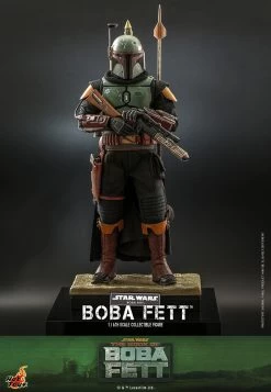 *PRE-ORDER Boba Fett (The Book Of Boba Fett) - Star Wars Hot Toys Exclusive Collectibles 1/6 Scale Action Figure -Toy Promotion Store boba fett gallery 62acfd242e5da