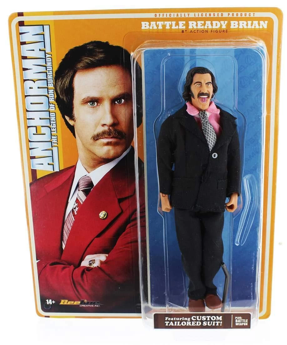 Anchorman - The Legend Of Ron Burgundy: Battle Ready Brian 8 Inch Action Figure 1 Anchorman - The Legend Of Ron Burgundy: Battle Ready Brian 8 Inch Action Figure