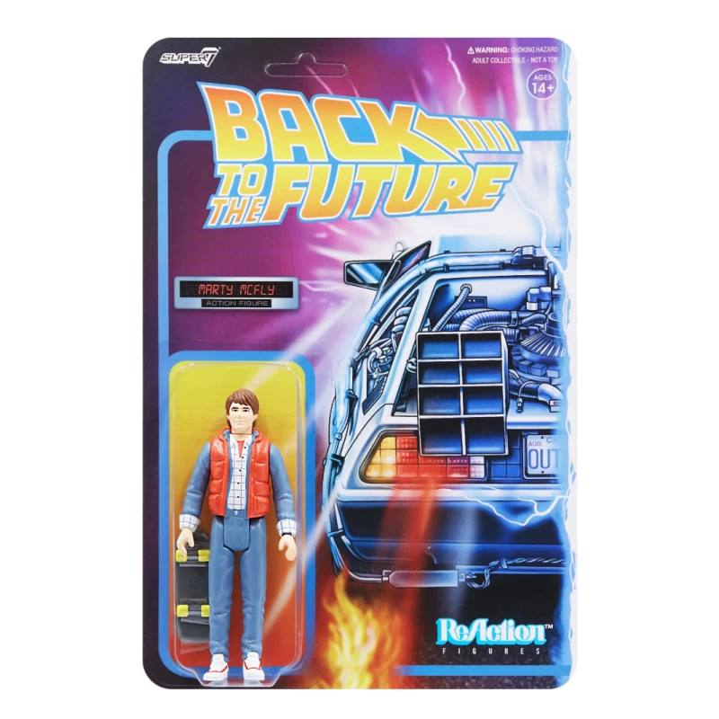 SUPER7 Back To The Future ReAction Action Figure Wave 2 - 80s Marty McFly 1 SUPER7 Back To The Future ReAction Action Figure Wave 2 - 80s Marty McFly
