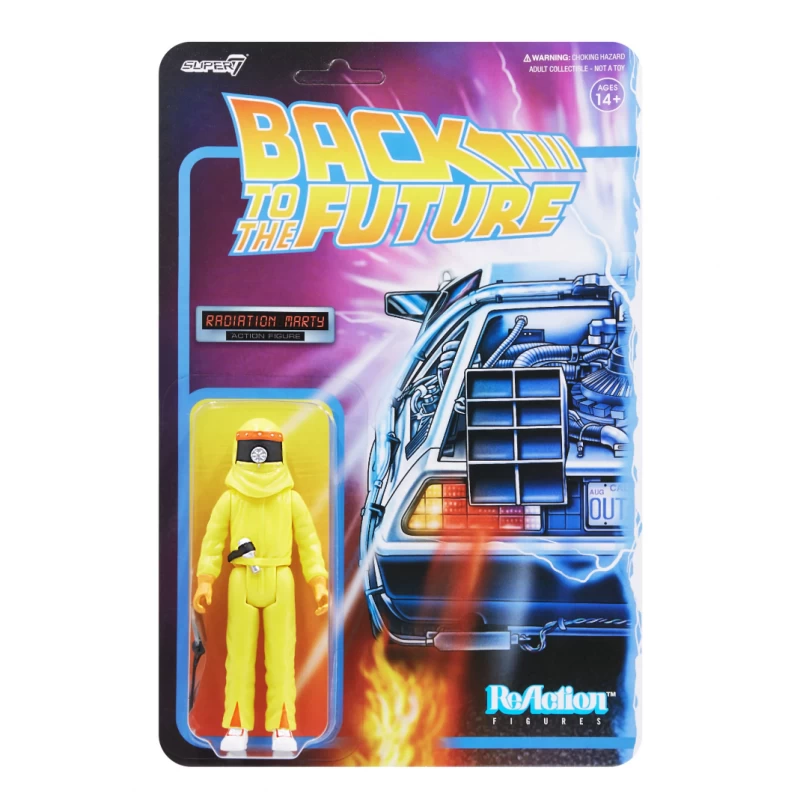 SUPER7 Back To The Future ReAction Action Figure Wave 2 - Radiation Suit Marty