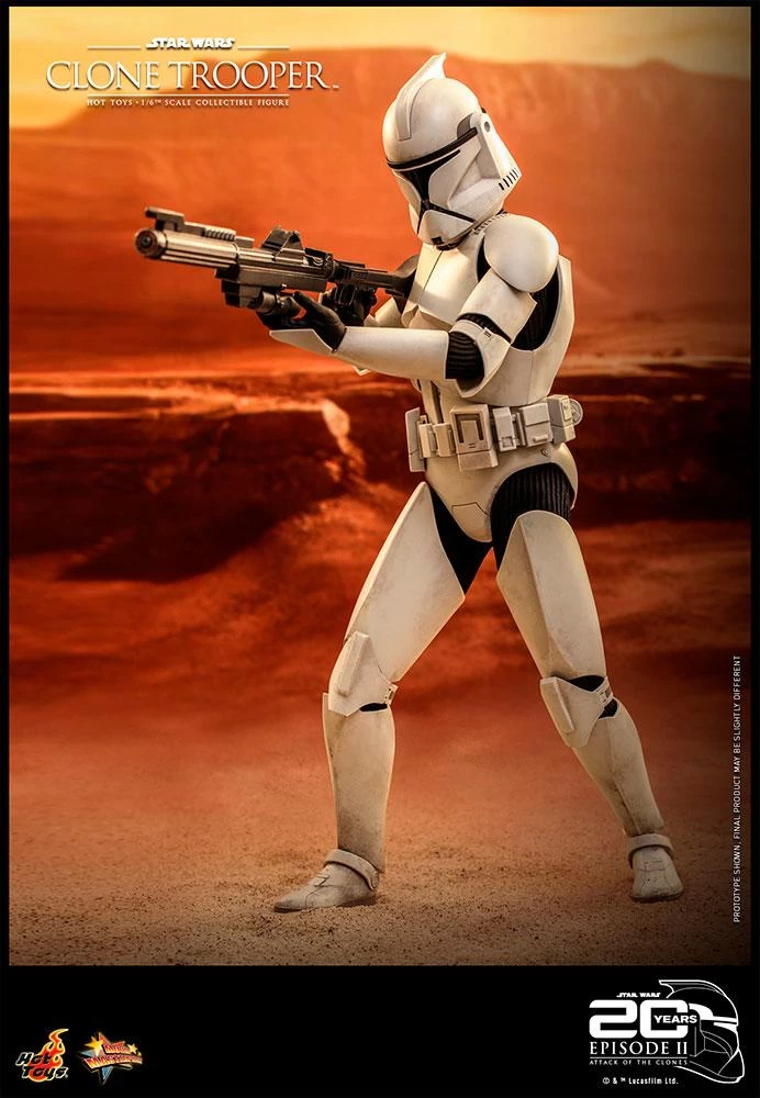 *PRE-ORDER Clone Trooper - Star Wars Attack Of The Clones 20th Anniversary Hot Toys Collectibles 1/6 Scale Action Figure 3 *PRE-ORDER Clone Trooper - Star Wars Attack Of The Clones 20th Anniversary Hot Toys Collectibles 1/6 Scale Action Figure - Image 3