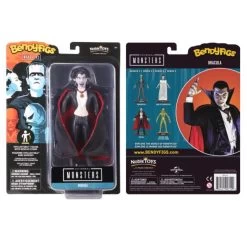 Noble Collection Universal Monsters Bendyfigs Action Figure - Dracula -Toy Promotion Store dracula nn1162 w pack 600x600 1