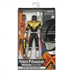 Hasbro Power Rangers Lightning Collection 6-Inch Action Figure - Dragon Shield Black Ranger