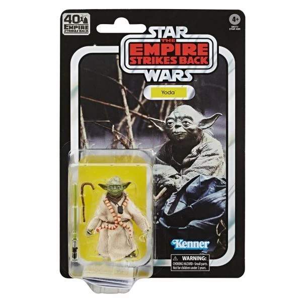 Hasbro Star Wars 40th Anniversary Black Series 6 Inch Action Figure Wave 3 - Yoda 1 Hasbro Star Wars 40th Anniversary Black Series 6 Inch Action Figure Wave 3 - Yoda