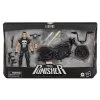 Hasbro Marvel Legends 6 Inch Action Figure Vehicles - Punisher With Motorcycle