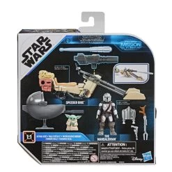 Hasbro Star Wars Mission Fleet Expedition Class Action Figure - The Mandalorian & The Child With Speeder Bike - Battle For The Bounty -Toy Promotion Store e96805l00 5010993749997 back 20 s