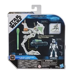 Hasbro Star Wars Mission Fleet Expedition Class Action Figure - Captain Rex With AT-RT Walker -Toy Promotion Store e96815l00 5010993750009 back 20 s