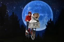 NECA E.T. 40th Anniversary Ultimate 7 Inch Scale Action Figure - Elliot And E.T. With Bicycle -Toy Promotion Store et and elliot2 scaled 1