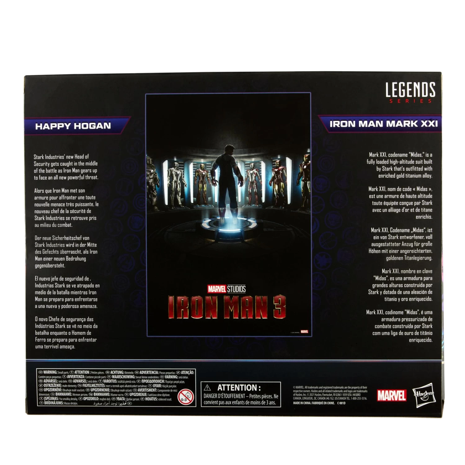 Hasbro Marvel Legends Infinity Saga Action Figure - Happy Hogan & Iron Man Mark XXI 2 Hasbro Marvel Legends Infinity Saga Action Figure - Happy Hogan & Iron Man Mark XXI - Image 2