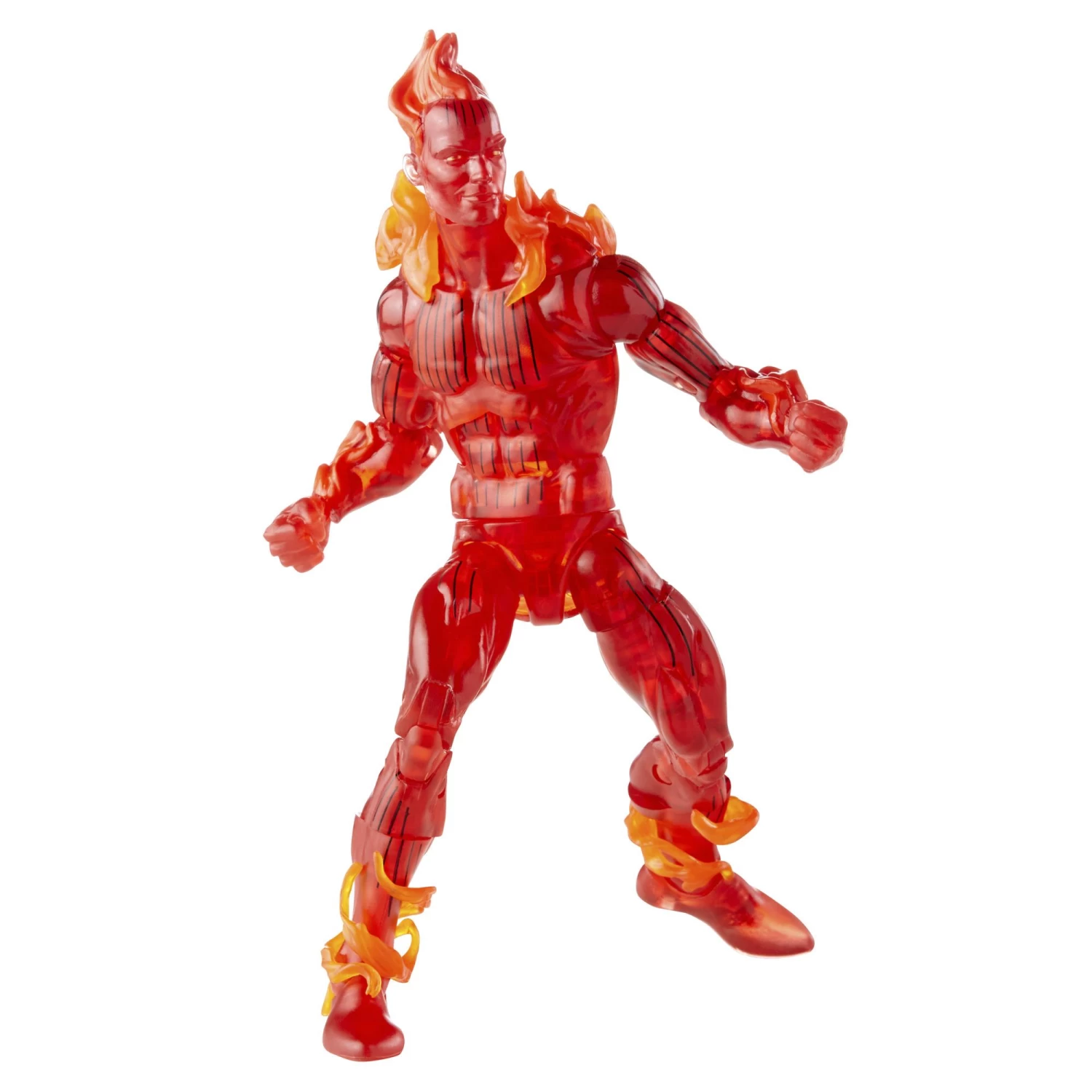 Hasbro Marvel Legends Fantastic Four Retro Action Figure - Human Torch 5 Hasbro Marvel Legends Fantastic Four Retro Action Figure - Human Torch - Image 5