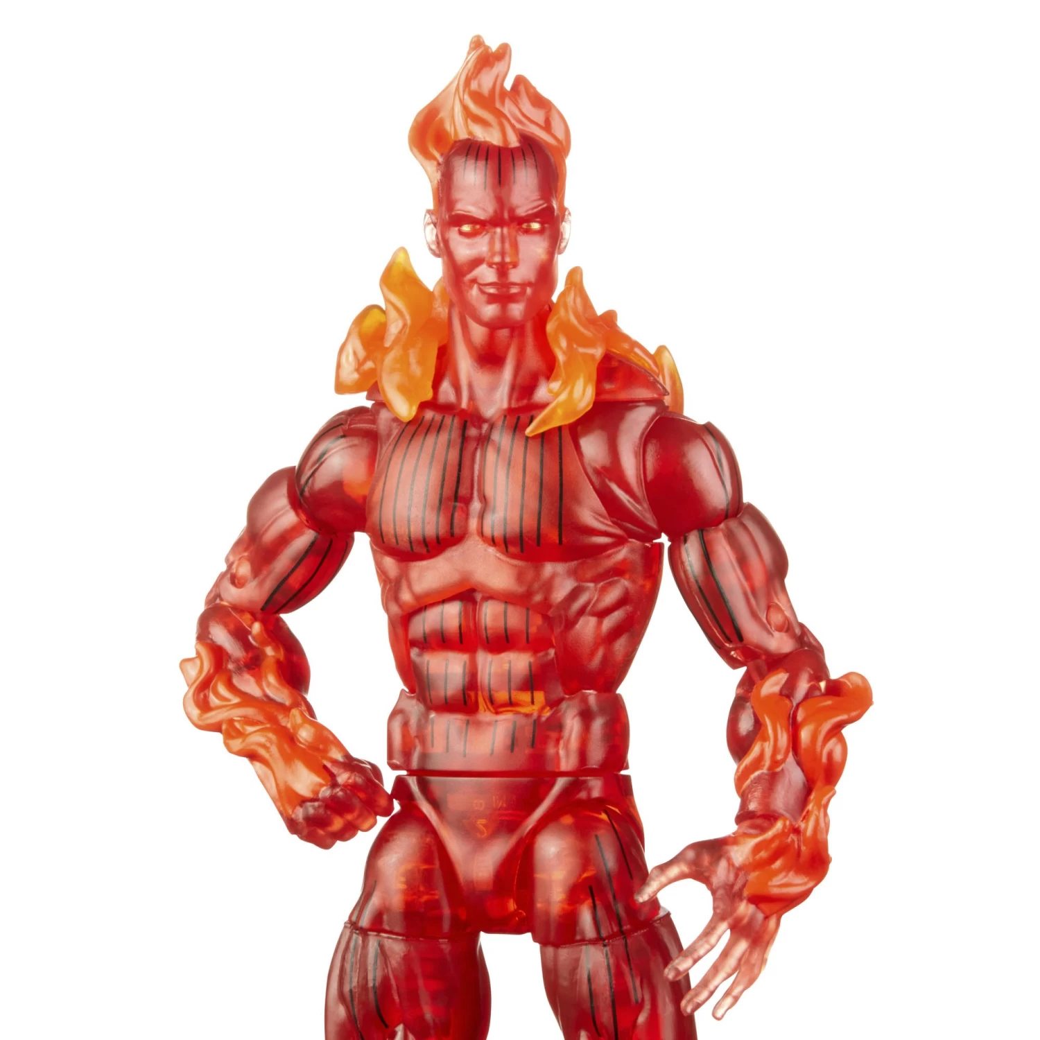 Hasbro Marvel Legends Fantastic Four Retro Action Figure - Human Torch 4 Hasbro Marvel Legends Fantastic Four Retro Action Figure - Human Torch - Image 4
