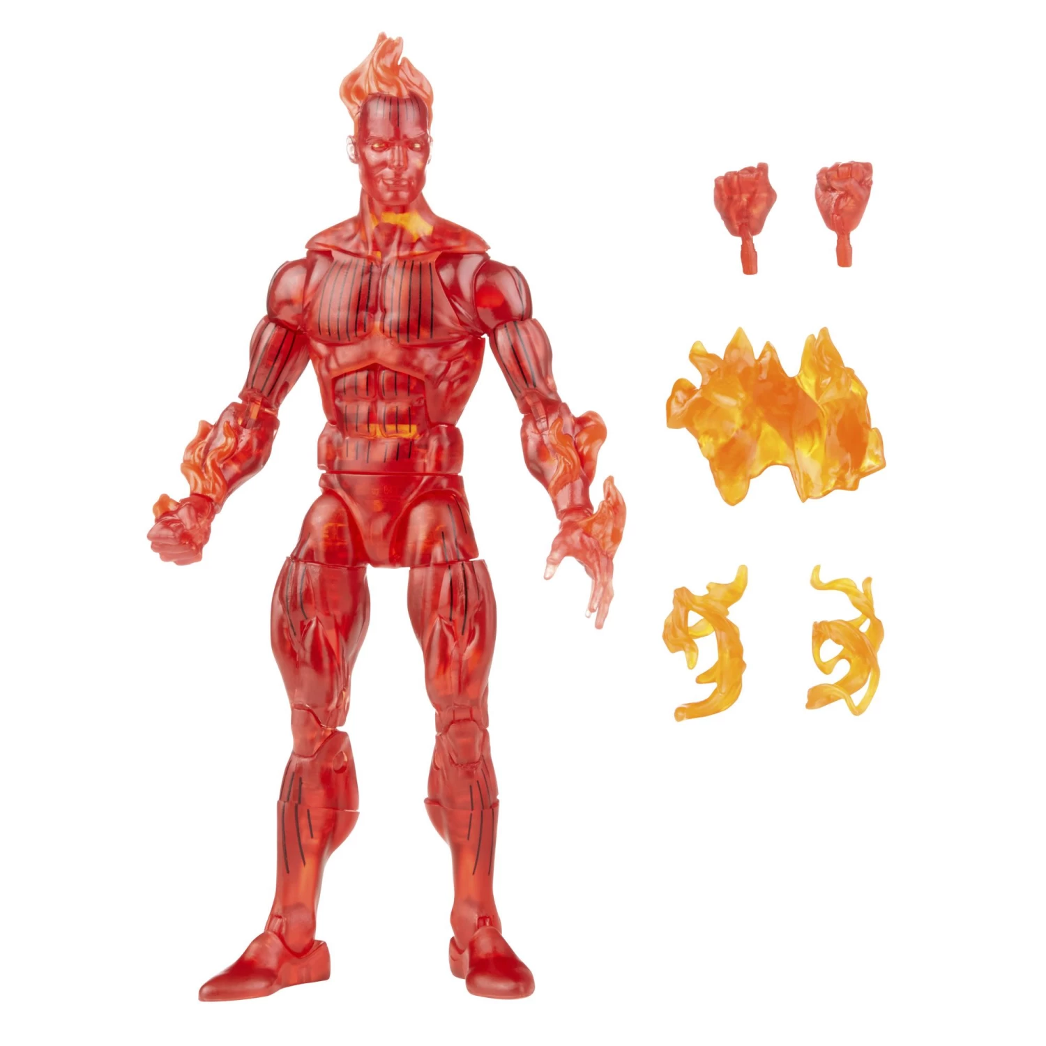Hasbro Marvel Legends Fantastic Four Retro Action Figure - Human Torch 3 Hasbro Marvel Legends Fantastic Four Retro Action Figure - Human Torch - Image 3