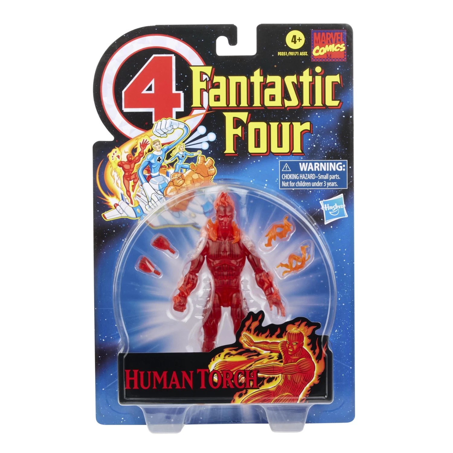 Hasbro Marvel Legends Fantastic Four Retro Action Figure - Human Torch 1 Hasbro Marvel Legends Fantastic Four Retro Action Figure - Human Torch