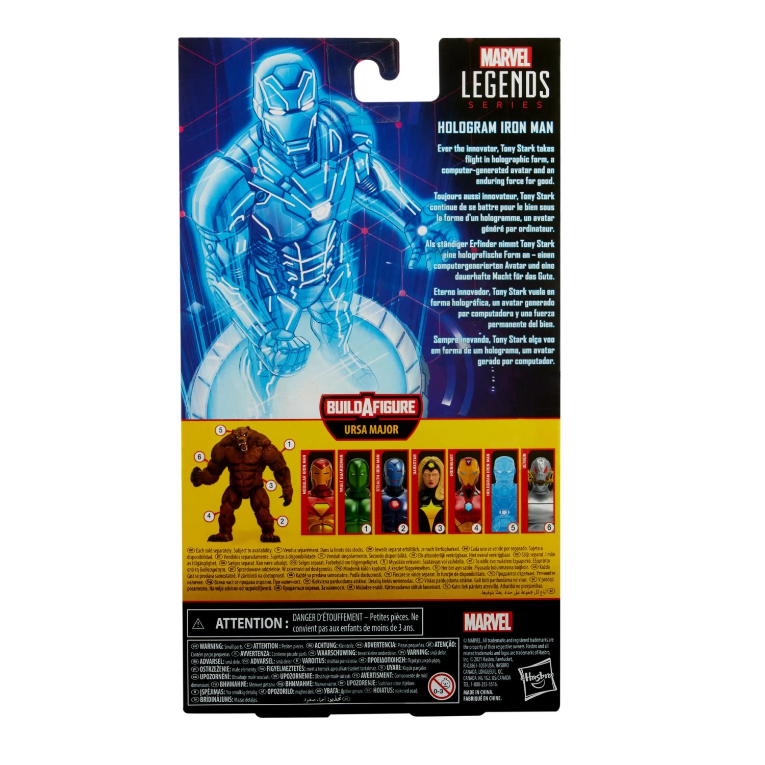 Hasbro Marvel Legends Iron Man Action Figure - Hologram Iron Man 2 Hasbro Marvel Legends Iron Man Action Figure - Hologram Iron Man - Image 2