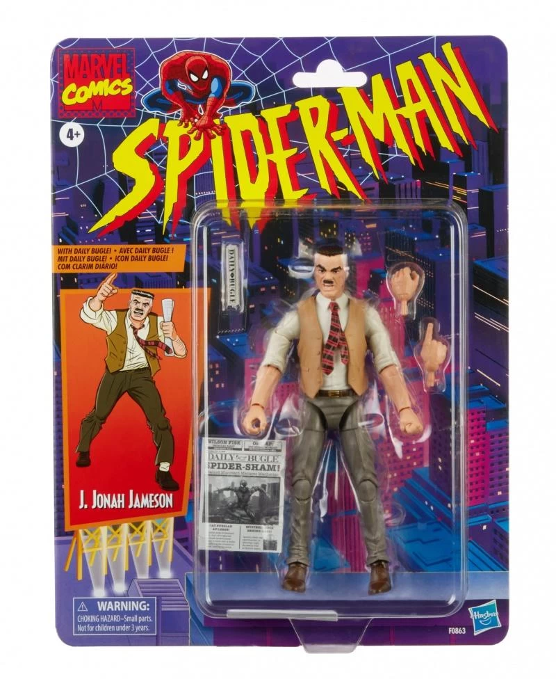 Hasbro Marvel Legends Series 6-inch Retro Action Figure Exclusive - Jonah Jameson 1 Hasbro Marvel Legends Series 6-inch Retro Action Figure Exclusive - Jonah Jameson