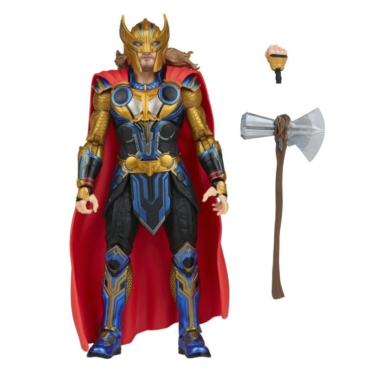 Hasbro Marvel Legends Thor Love And Thunder 6 Inch Action Figure Wave 1 - Thor 5 Hasbro Marvel Legends Thor Love And Thunder 6 Inch Action Figure Wave 1 - Thor - Image 5