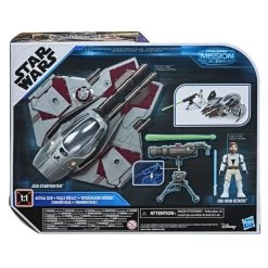 Hasbro Star Wars Mission Fleet Action Figure - Obi-Wan Kenobi With Jedi Starfighter -Toy Promotion Store f11365l00 5010993808267 back 20 s
