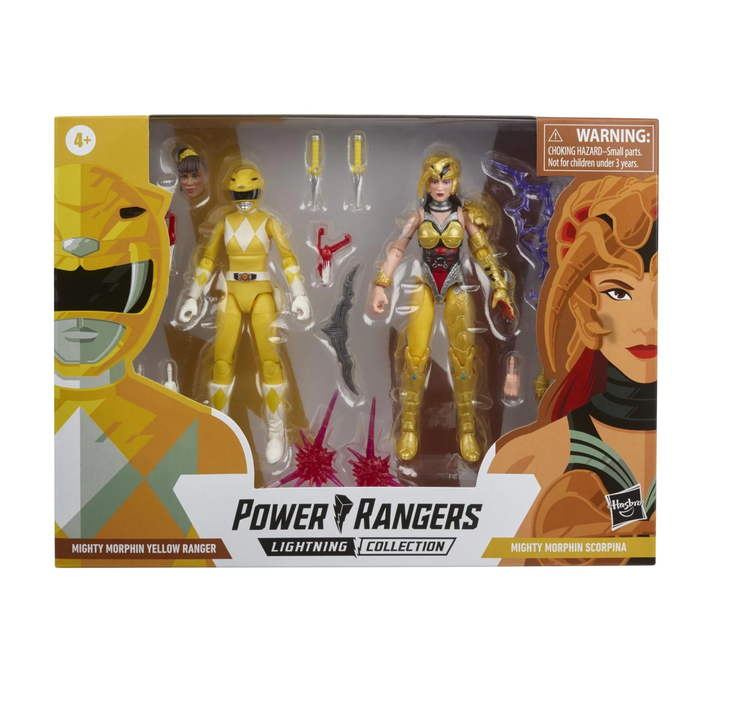 Hasbro Power Rangers Lightning Collection Action Figures - Mighty Morphin Yellow Ranger & Scorpina 1 Hasbro Power Rangers Lightning Collection Action Figures - Mighty Morphin Yellow Ranger & Scorpina