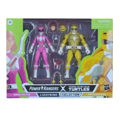 Hasbro Power Rangers Lightning Collection X Teenage Mutant Ninja Turtles Action Figure 2 Pack - Morphed April O'Neil & Morphed Michelangelo