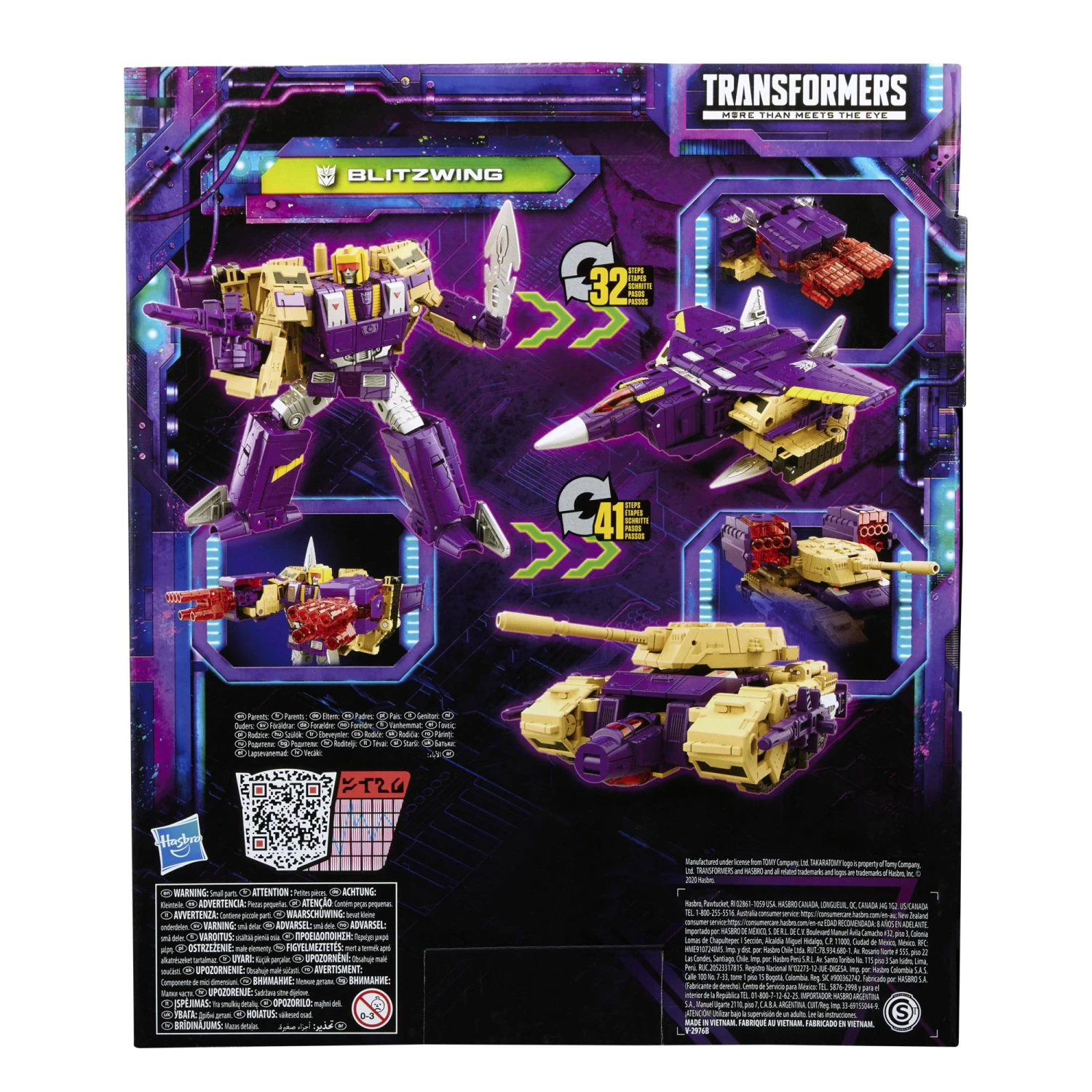 Hasbro Transformers Generations Legacy Leader Action Figure - Blitzwing 2 Hasbro Transformers Generations Legacy Leader Action Figure - Blitzwing - Image 2