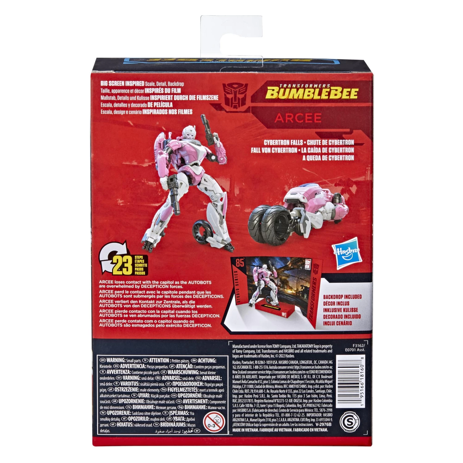 Hasbro Transformers Studio Series 85 Deluxe Action Figure - Bumblebee Arcee 2 Hasbro Transformers Studio Series 85 Deluxe Action Figure - Bumblebee Arcee - Image 2