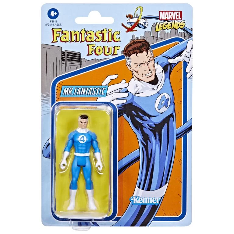 Hasbro Marvel Universe Retro 3.75 Inch Action Figure Wave 5 - Mr Fantastic 2 Hasbro Marvel Universe Retro 3.75 Inch Action Figure Wave 5 - Mr Fantastic - Image 2