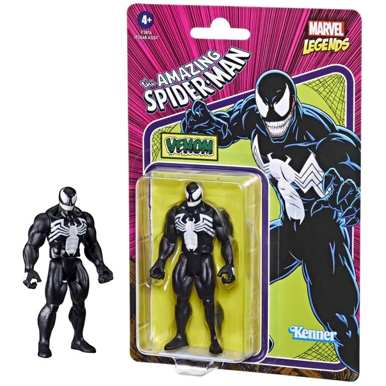 Hasbro Marvel Universe Retro 3.75 Inch Action Figure Wave 5 - Venom 1 Hasbro Marvel Universe Retro 3.75 Inch Action Figure Wave 5 - Venom