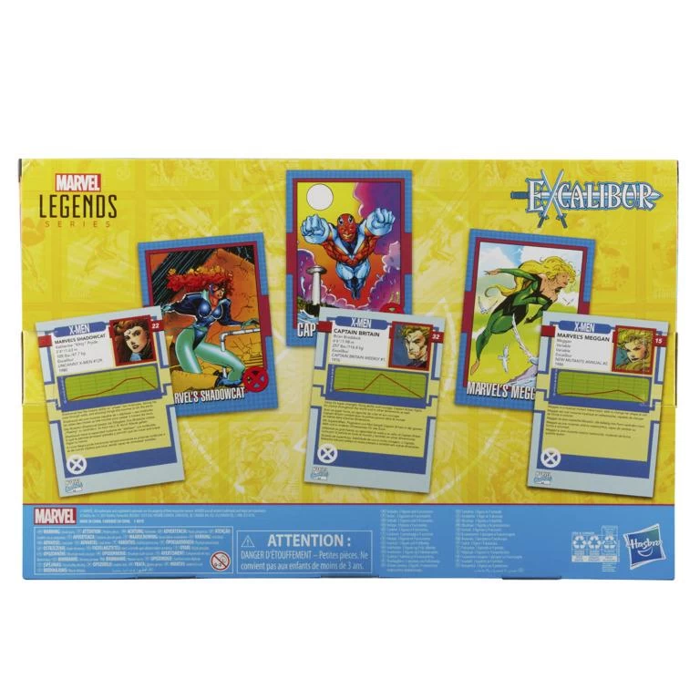 Hasbro Marvel Legends X-Men 6-Inch Action Figures - 3-Pack (Meggan, Captain Britain, Shadowcat) 2 Hasbro Marvel Legends X-Men 6-Inch Action Figures - 3-Pack (Meggan, Captain Britain, Shadowcat) - Image 2