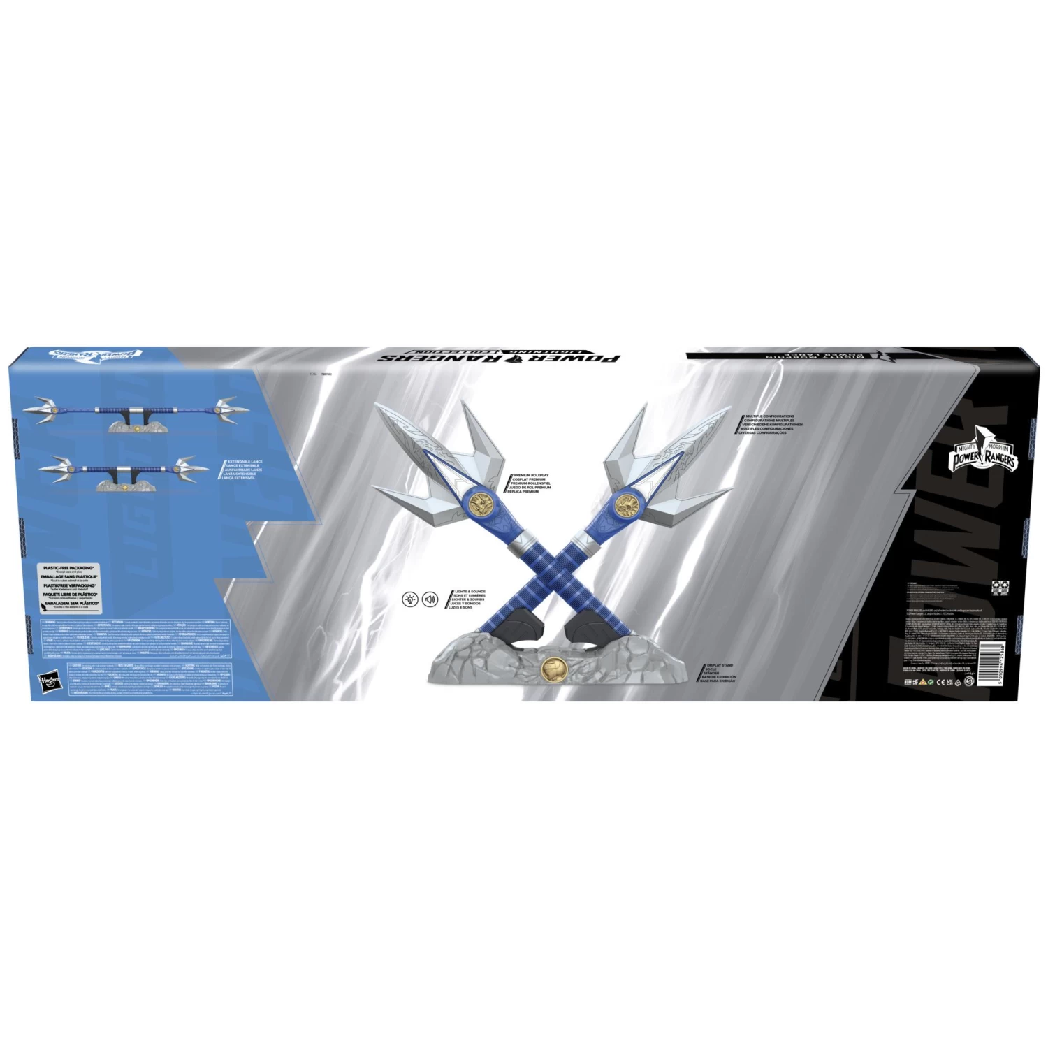 Hasbro Power Rangers Lightning Collection - Mighty Morphin Blue Ranger Power Lance 5 Hasbro Power Rangers Lightning Collection - Mighty Morphin Blue Ranger Power Lance - Image 5