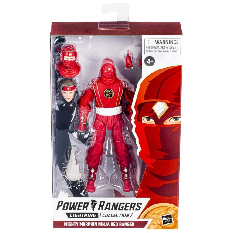 Hasbro Power Rangers Lightning Collection 6-Inch Action Figure - Red Ninja Ranger 2 Hasbro Power Rangers Lightning Collection 6-Inch Action Figure - Red Ninja Ranger - Image 2