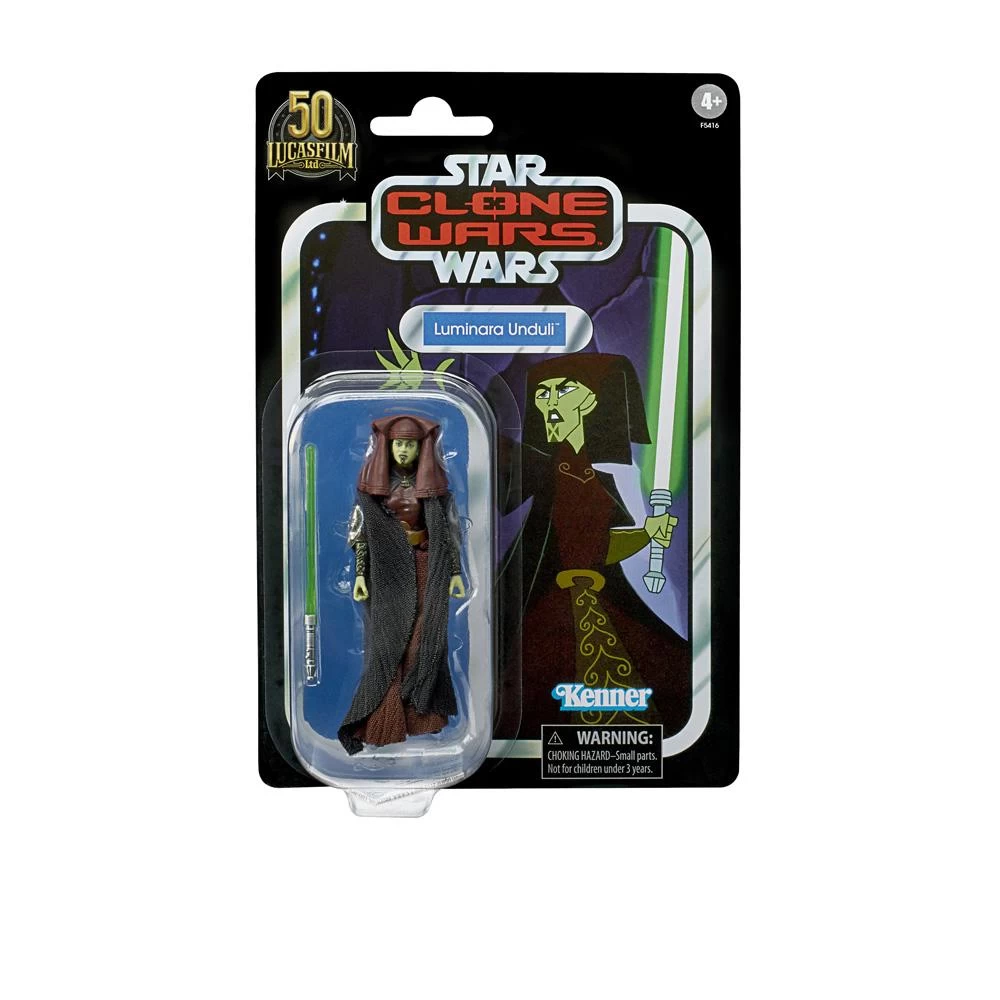 Hasbro STAR WARS VINTAGE CLONE WARS ACTION FIGURE WAVE 36 - Luminara Unduli 1 Hasbro STAR WARS VINTAGE CLONE WARS ACTION FIGURE WAVE 36 - Luminara Unduli