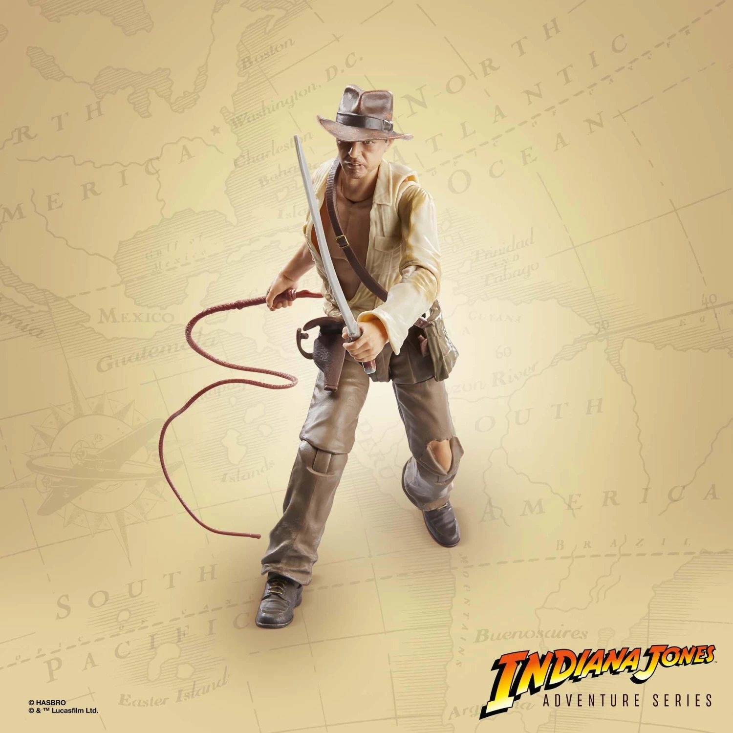 Hasbro Indiana Jones 6 Inch Action Figure Wave 2 - Indiana Jones (Temple Of Doom) 1 Hasbro Indiana Jones 6 Inch Action Figure Wave 2 - Indiana Jones (Temple Of Doom)