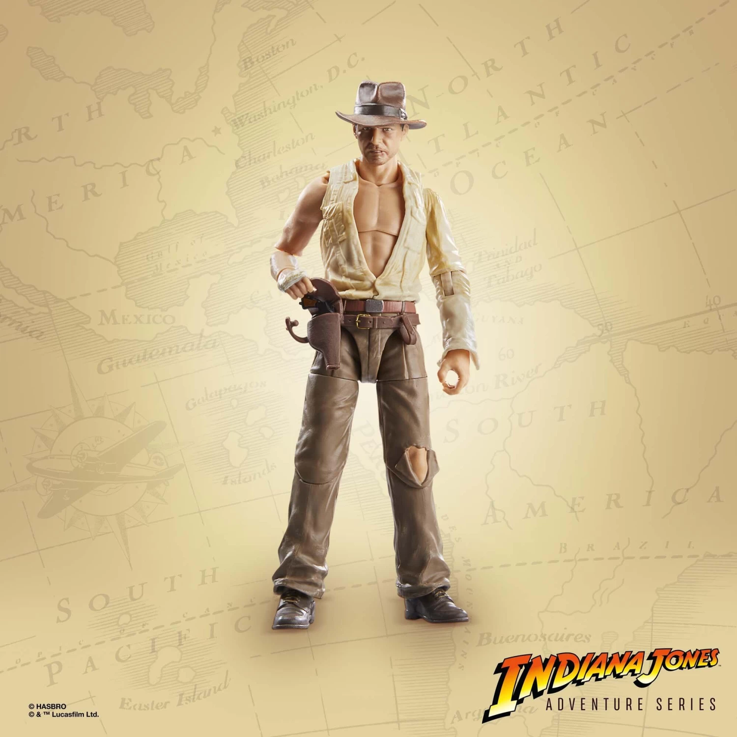 Hasbro Indiana Jones 6 Inch Action Figure Wave 2 - Indiana Jones (Temple Of Doom) 3 Hasbro Indiana Jones 6 Inch Action Figure Wave 2 - Indiana Jones (Temple Of Doom) - Image 3