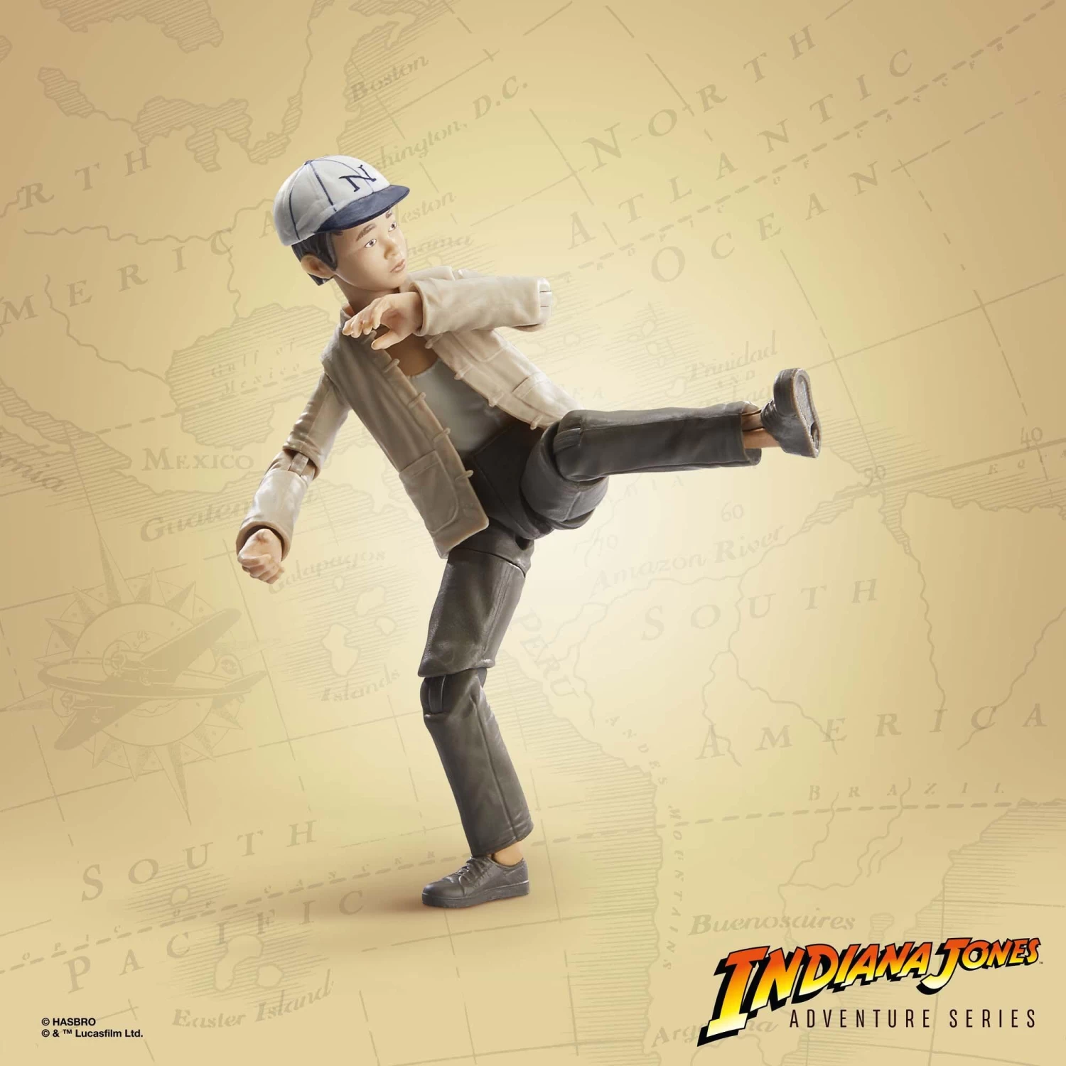 Hasbro Indiana Jones 6 Inch Action Figure Wave 2 - Short Round 4 Hasbro Indiana Jones 6 Inch Action Figure Wave 2 - Short Round - Image 4