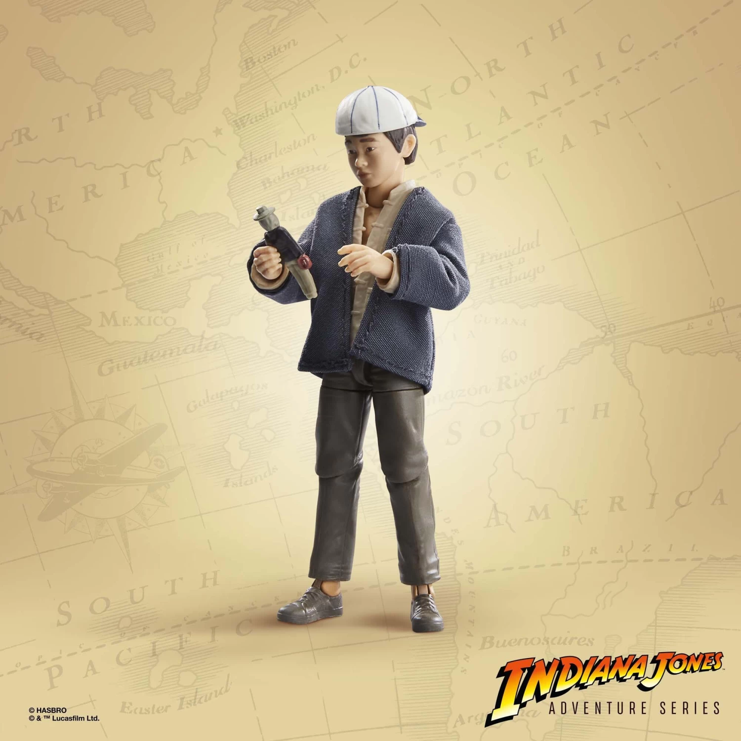 Hasbro Indiana Jones 6 Inch Action Figure Wave 2 - Short Round 5 Hasbro Indiana Jones 6 Inch Action Figure Wave 2 - Short Round - Image 5
