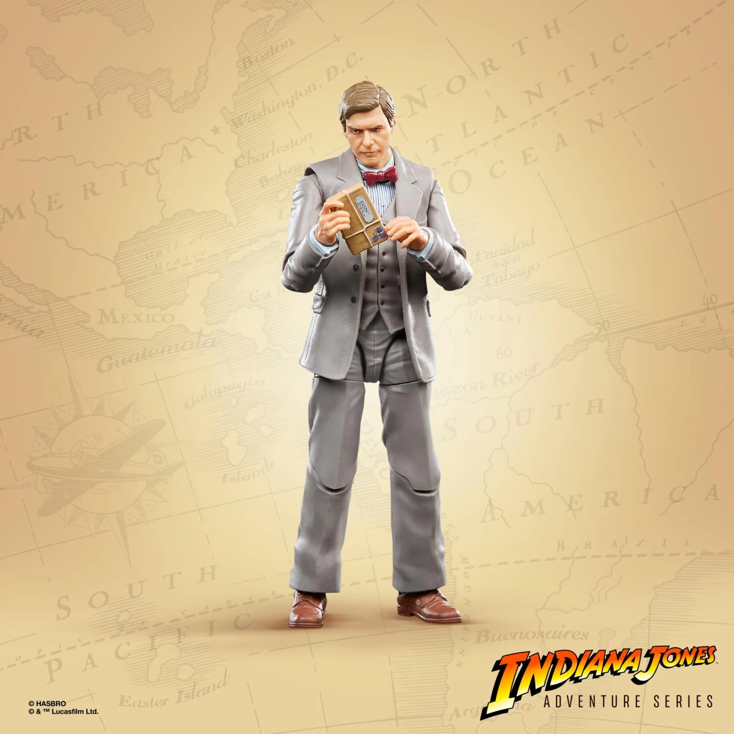 Hasbro Indiana Jones 6 Inch Action Figure - Indiana Jones (Professor) 3 Hasbro Indiana Jones 6 Inch Action Figure - Indiana Jones (Professor) - Image 3