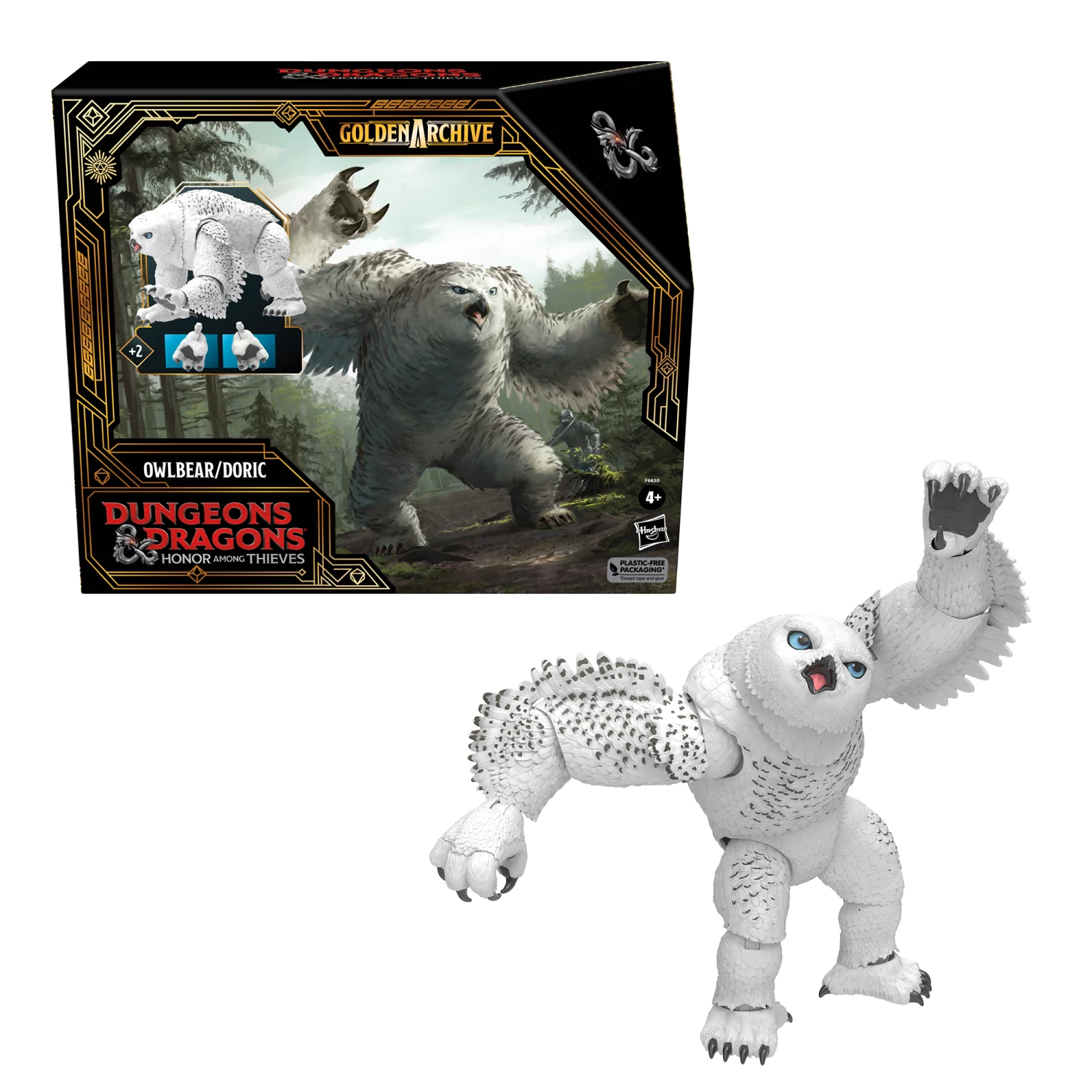 Hasbro Dungeons & Dragons Honor Among Thieves Golden Archive Action Figure - Owlbear / Doric 1 Hasbro Dungeons & Dragons Honor Among Thieves Golden Archive Action Figure - Owlbear / Doric